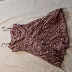 Geometric purple dress